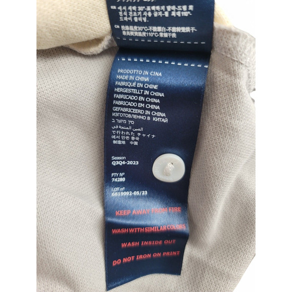 Robe Di‎ Kappa Robe Giovani Notte Polo Shirt Grey M Embroider Patch Short sleeve - Picture 12 of 12